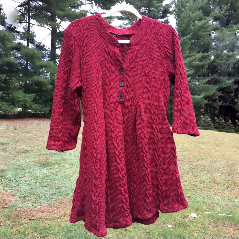 3/4 sleeve sweater Tunic